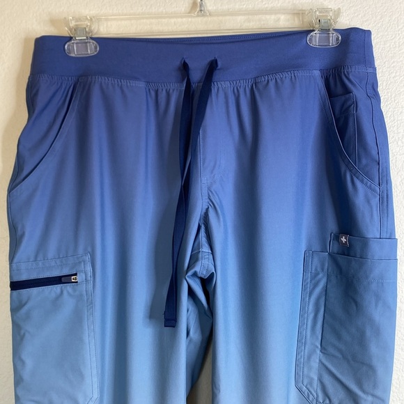 Figs technical pant ombré blue women’s large petit new with tags - Picture 2 of 10
